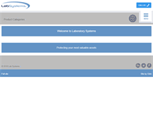 Tablet Screenshot of labsystemsgroup.com